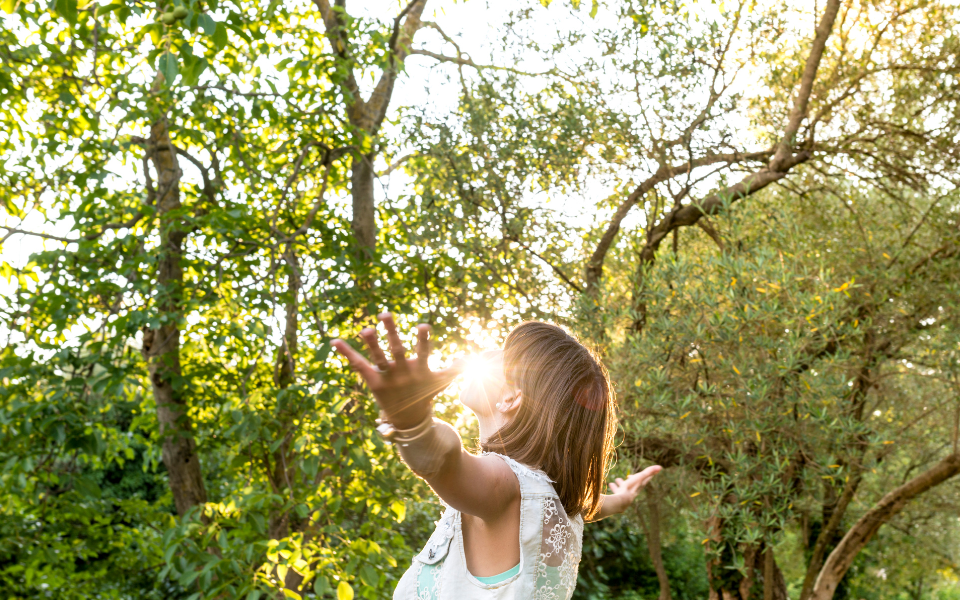 What is awakening - woman in nature discovering her true self