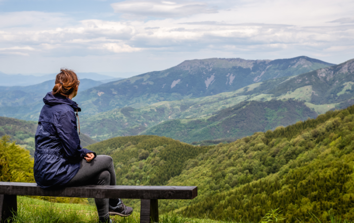 tester 5 A woman in nature asks herself, why do I feel disconnected from myself?