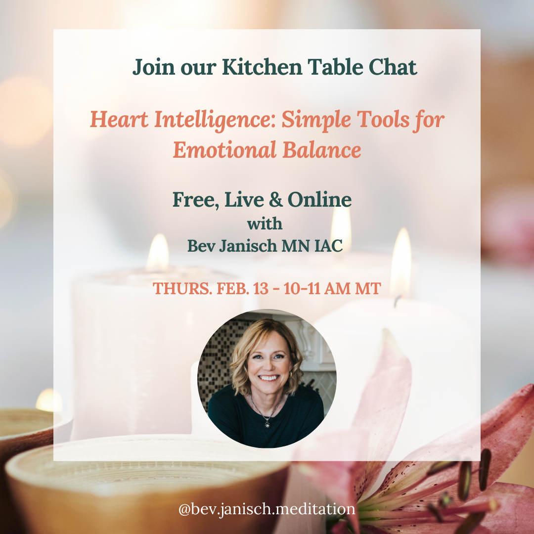 Kitchen Table Chat with Bev Janisch for emotional resilience